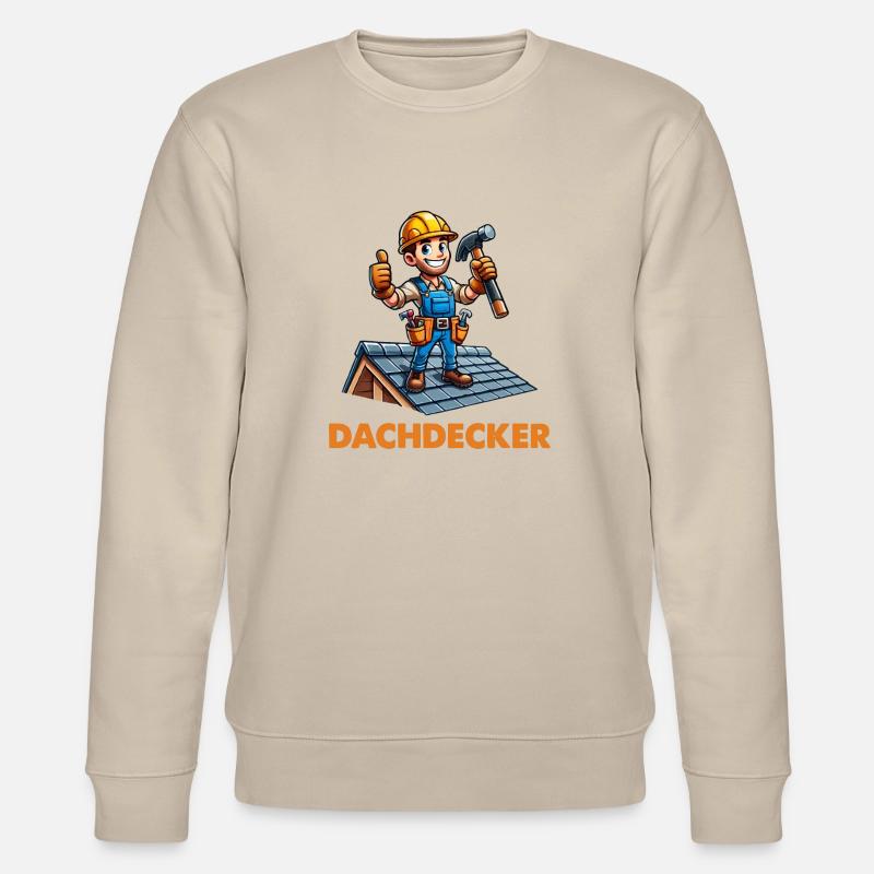 Dachdecker - Stanley/Stella Unisex Bio-Sweatshirt CHANGER  - Beige