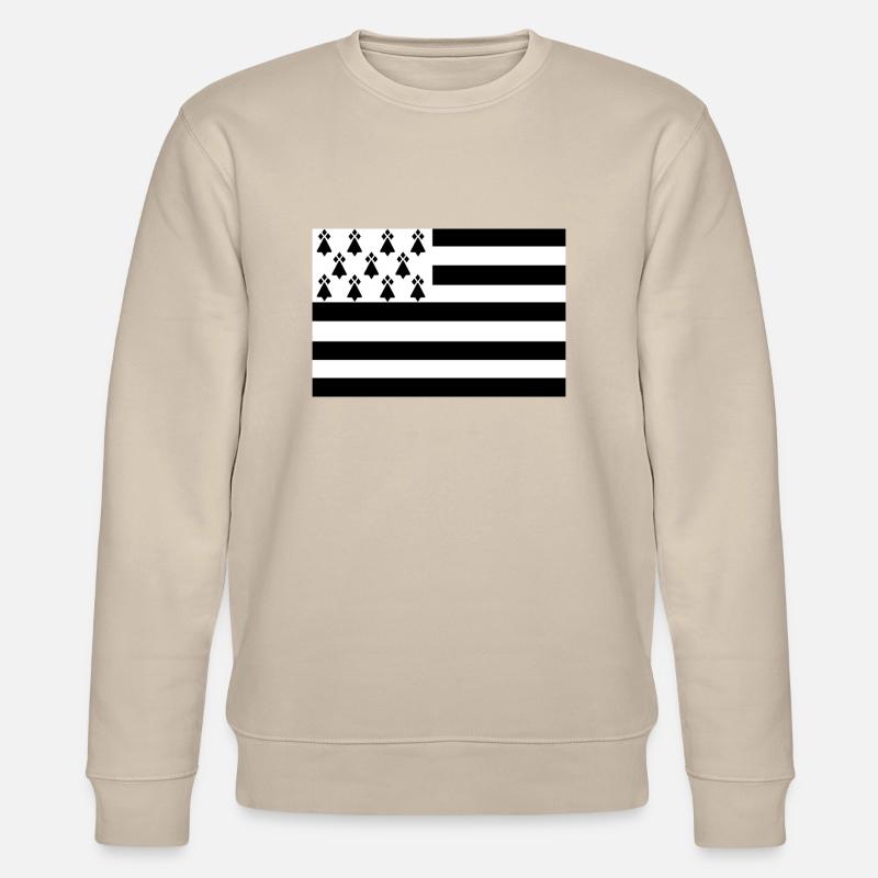 Drapeau breton - Sweat bio CHANGER Stanley/Stella Unisexe - beige