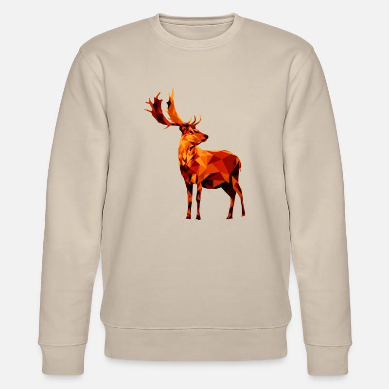 Hirsch - Stanley/Stella Unisex Bio-Sweatshirt CHANGER  - Beige