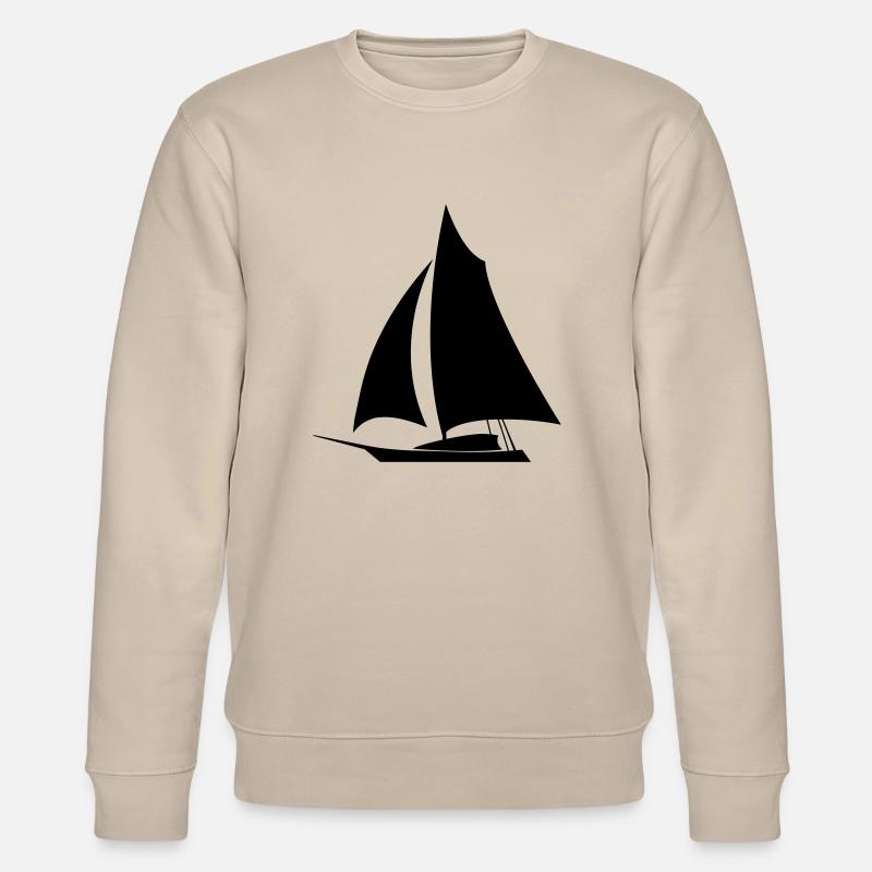 Sailboat de - Stanley/Stella Unisex Bio-Sweatshirt CHANGER  - Beige