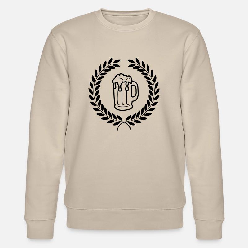 bier_01 - Sweat bio CHANGER Stanley/Stella Unisexe - beige