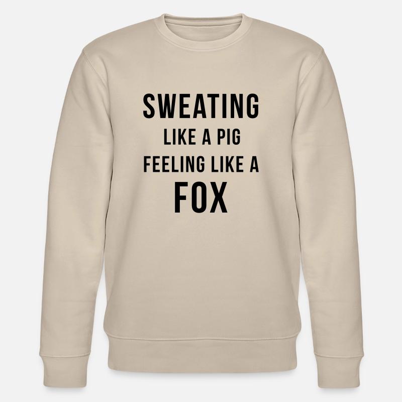 Sweating like a pig - Stanley/Stella CHANGER Unisex Organic Sweatshirt - beige