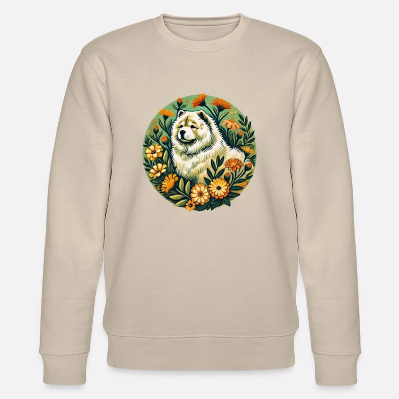 Chow Chow Spring - Stanley/Stella CHANGER Unisex Organic Sweatshirt - beige