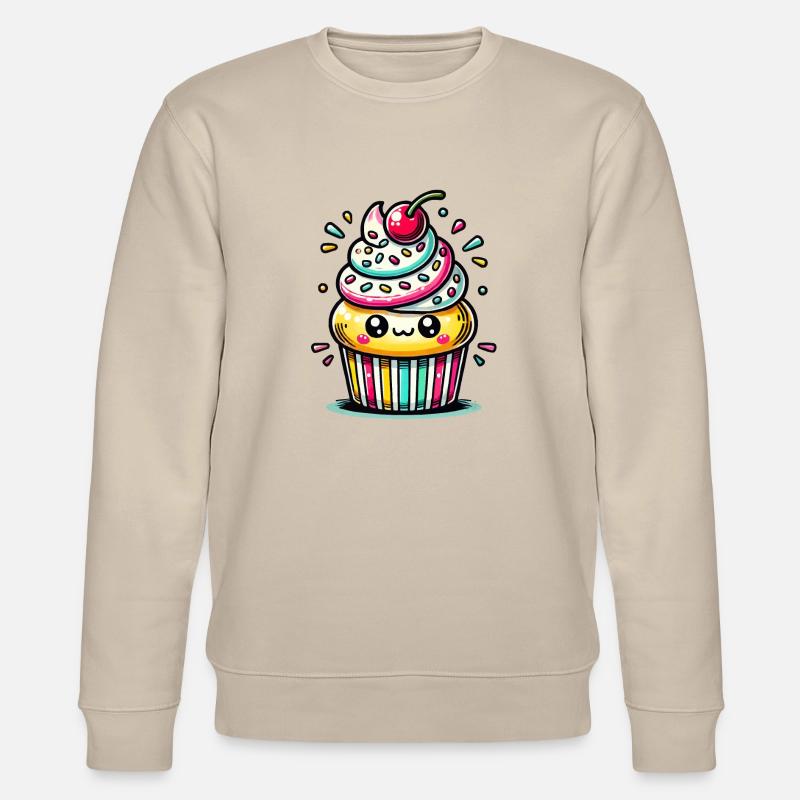 cupcake 1 - Stanley/Stella Unisex Bio-Sweatshirt CHANGER  - Beige