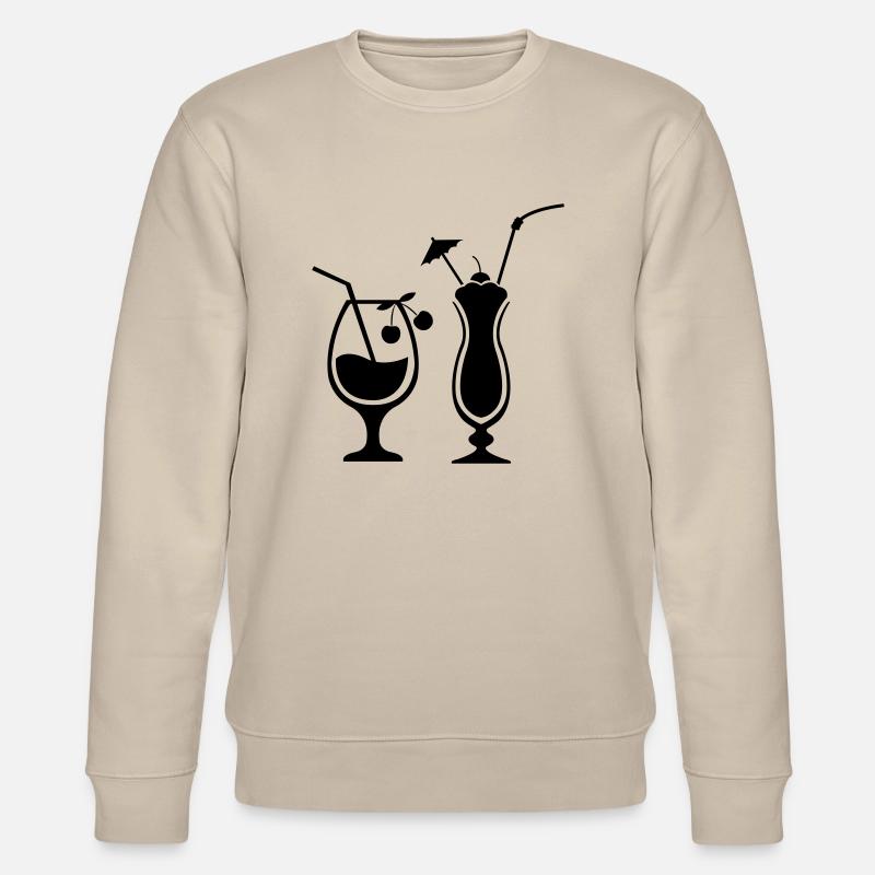 cocktails - Stanley/Stella Unisex Bio-Sweatshirt CHANGER  - Beige