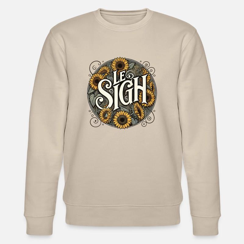 Le Seufzer - Stanley/Stella Unisex Bio-Sweatshirt CHANGER  - Beige