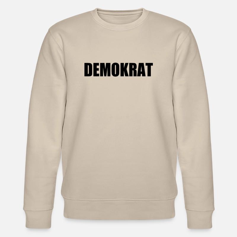 Demokrat - Stanley/Stella Unisex Bio-Sweatshirt CHANGER  - Beige