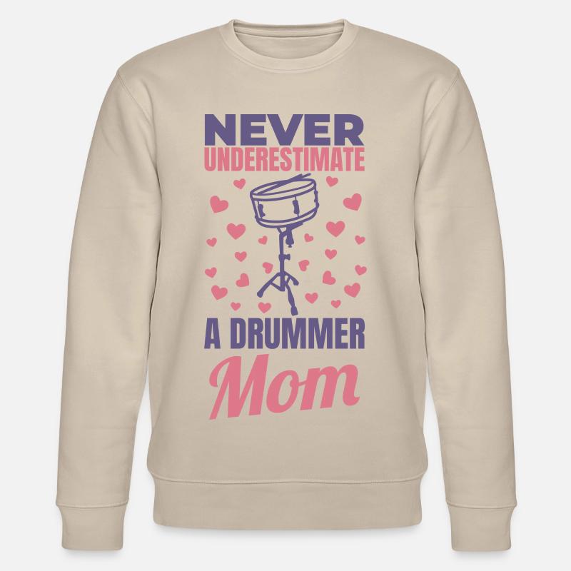 Trommler Mama - Stanley/Stella Unisex Bio-Sweatshirt CHANGER  - Beige
