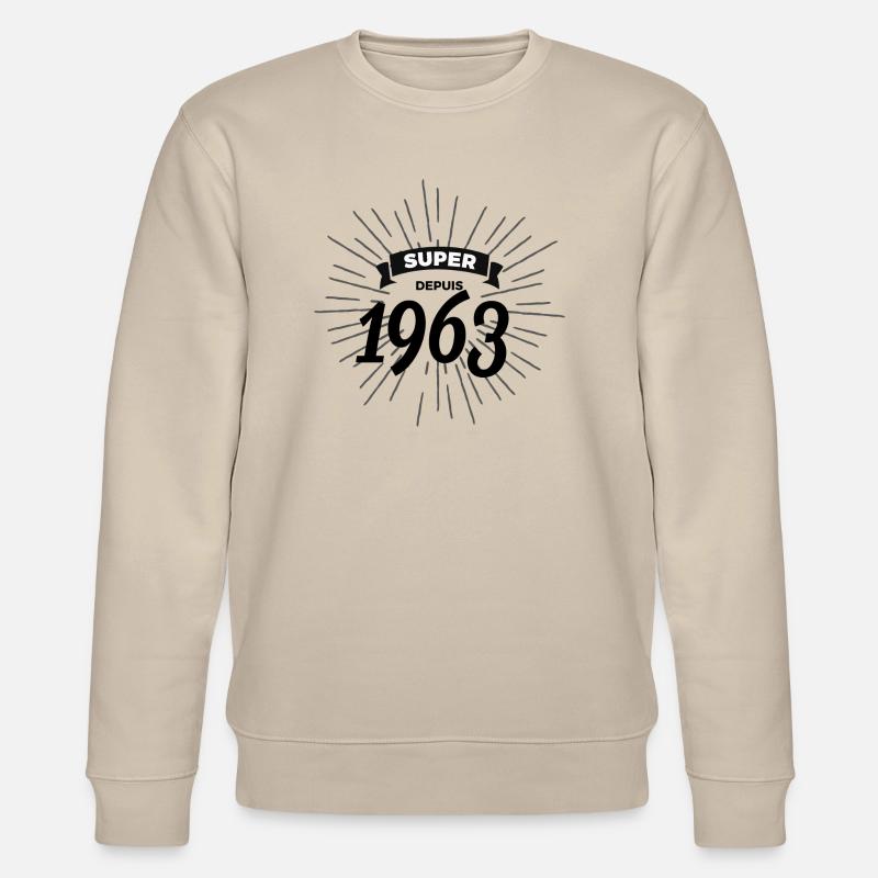 Super depuis 1963 - Sweat bio CHANGER Stanley/Stella Unisexe - beige