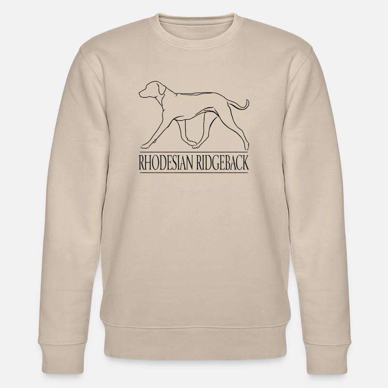 RHODESIAN RIDGEBACK chien Wilsigns - Sweat bio CHANGER Stanley/Stella Unisexe - beige