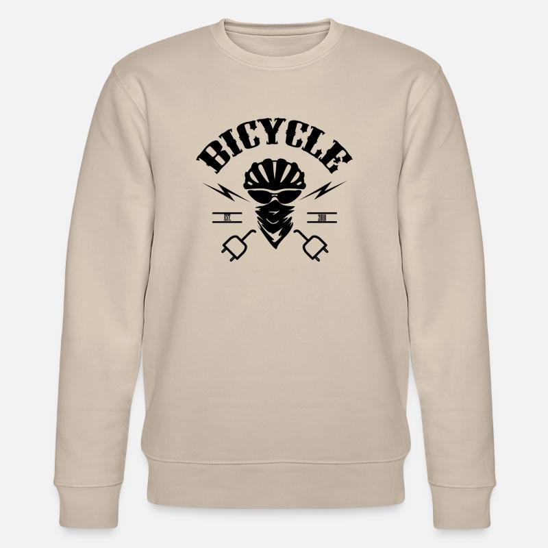 E Bike Gang - Stanley/Stella Unisex Bio-Sweatshirt CHANGER  - Beige