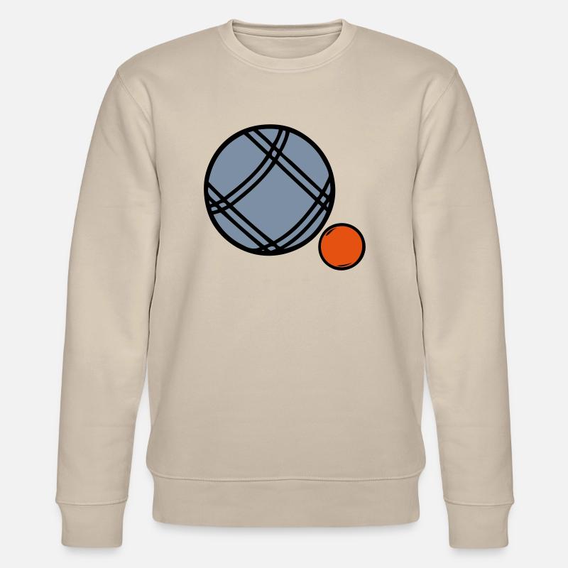 petanque boule sport17 - Sweat bio CHANGER Stanley/Stella Unisexe - beige