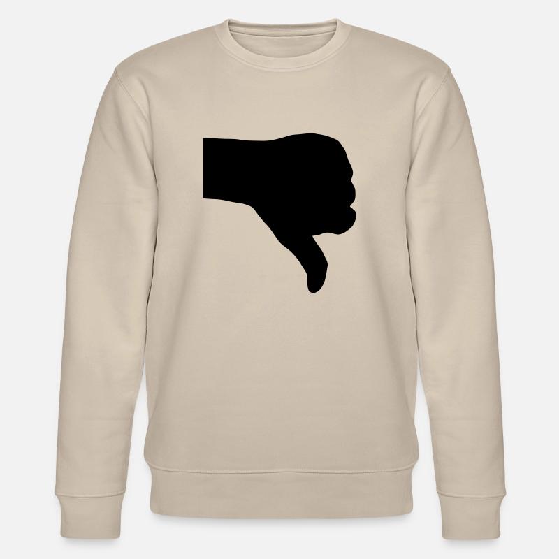 pouces vers le bas - Sweat bio CHANGER Stanley/Stella Unisexe - beige