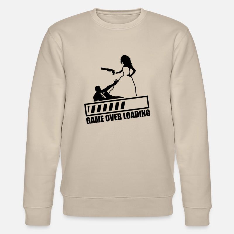 game_over_loading_fa1 - Stanley/Stella CHANGER Unisex Organic Sweatshirt - beige