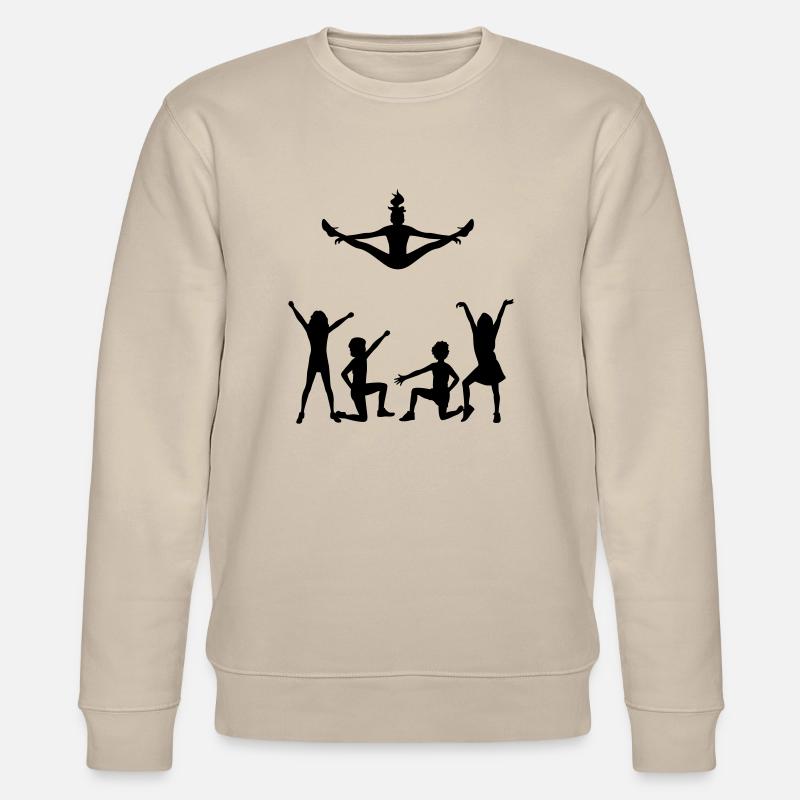 Eine Gruppe von Anfeuerer - Stanley/Stella Unisex Bio-Sweatshirt CHANGER  - Beige