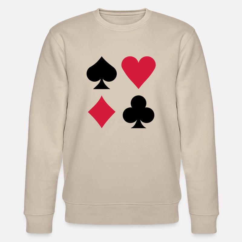 Poker - Stanley/Stella Unisex Bio-Sweatshirt CHANGER  - Beige