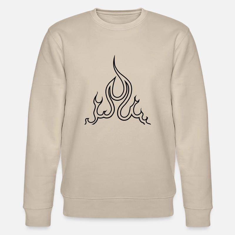 Feuer - Stanley/Stella Unisex Bio-Sweatshirt CHANGER  - Beige