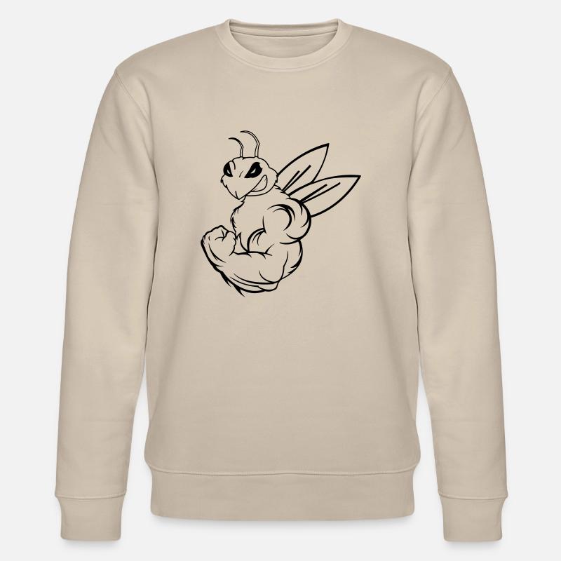 strong_bee_01 - Sweat bio CHANGER Stanley/Stella Unisexe - beige