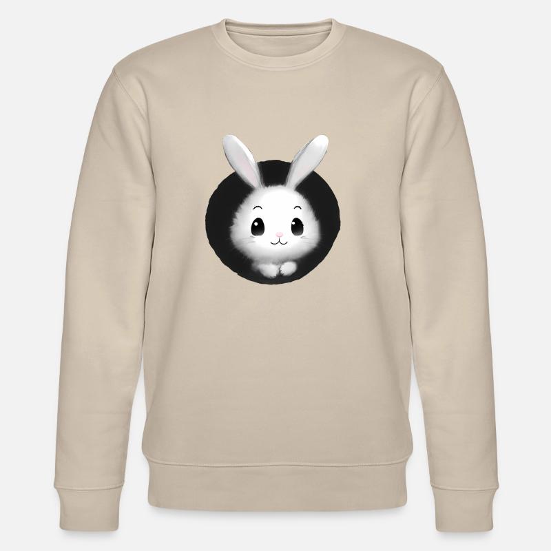 White Rabbit Rabbit - Stanley/Stella CHANGER Unisex Organic Sweatshirt - beige