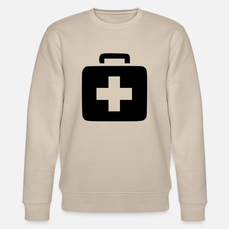 Arztkoffer - Stanley/Stella Unisex Bio-Sweatshirt CHANGER  - Beige