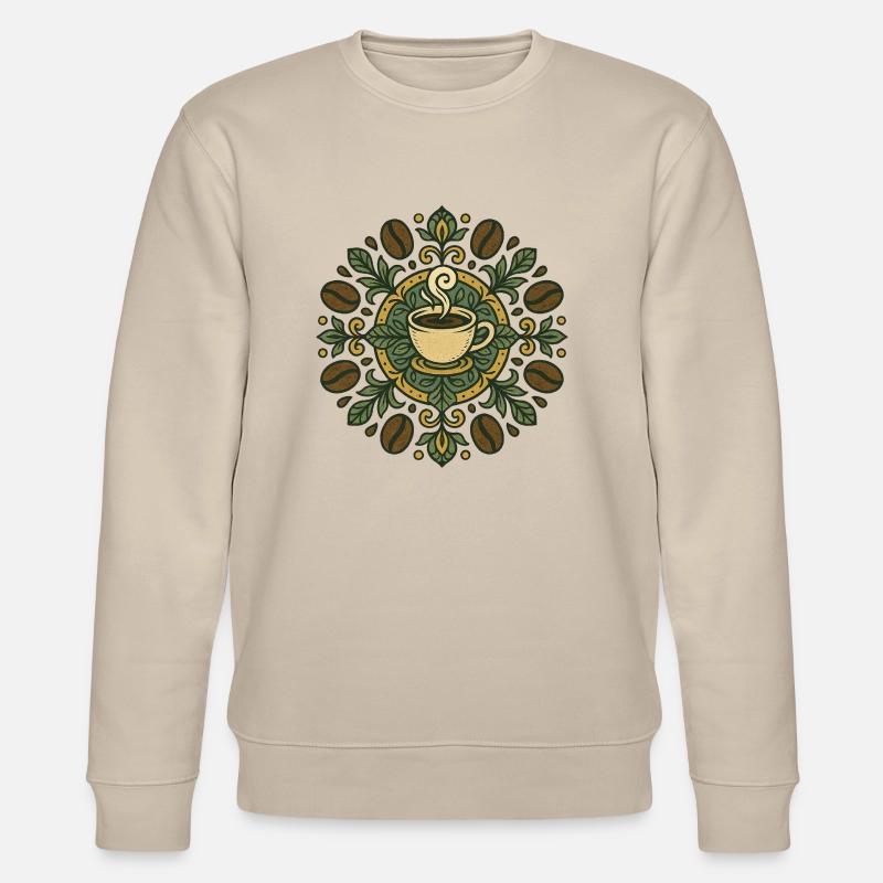 Mandala du café - Sweat bio CHANGER Stanley/Stella Unisexe - beige