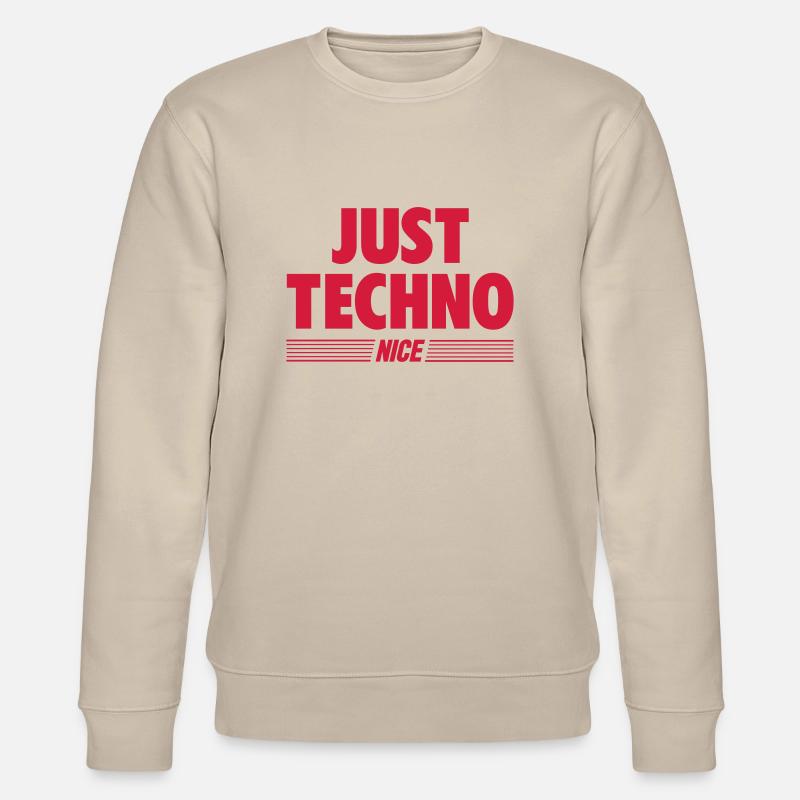 Juste techno - Sweat bio CHANGER Stanley/Stella Unisexe - beige
