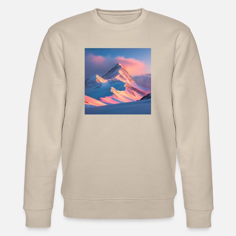 Mountain Range - Stanley/Stella Unisex Bio-Sweatshirt CHANGER  - Beige