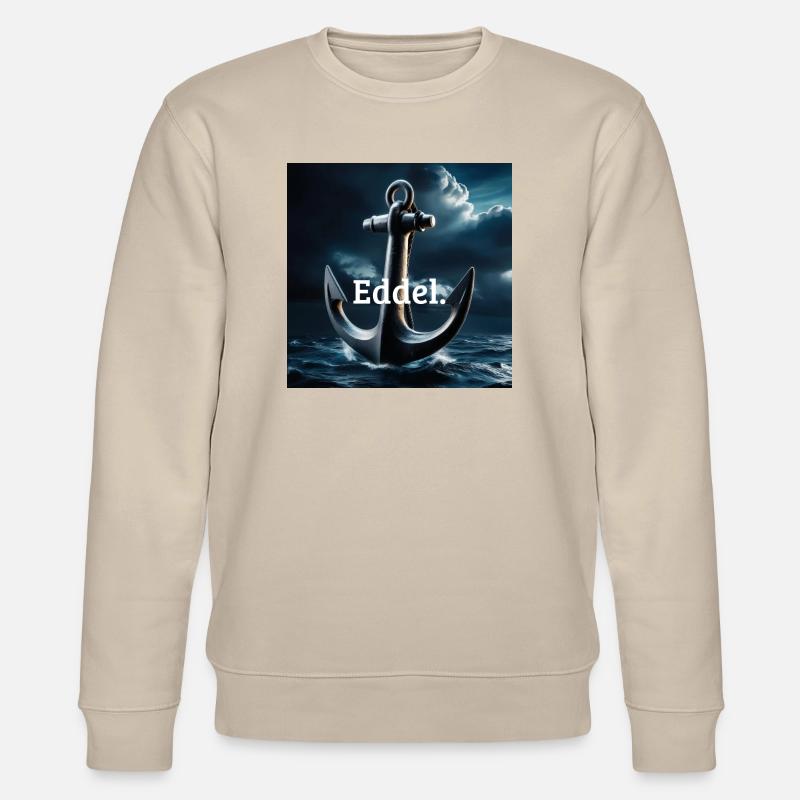 Eddel Anker - Stanley/Stella Unisex Bio-Sweatshirt CHANGER  - Beige