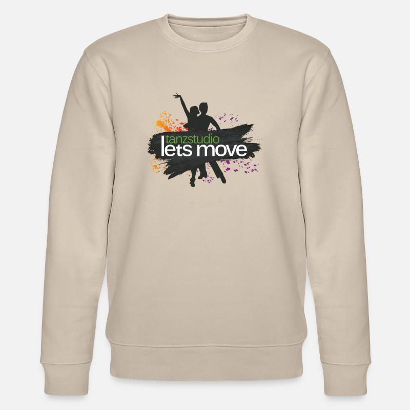 Logo Tanzstudio Let's Move - Stanley/Stella Unisex Bio-Sweatshirt CHANGER  - Beige