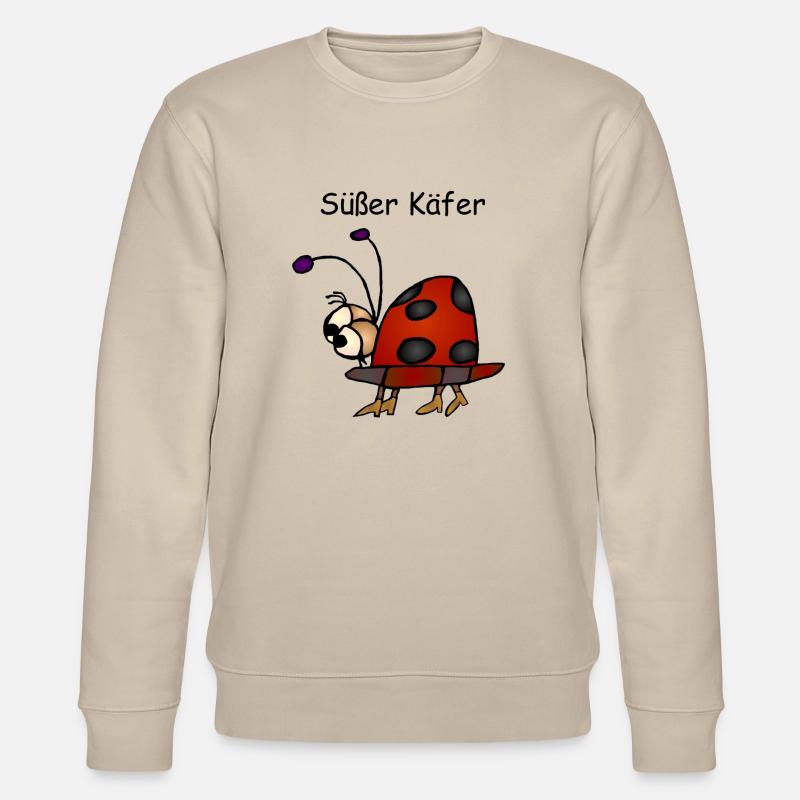 Süßer Käfer - Stanley/Stella Unisex Bio-Sweatshirt CHANGER  - Beige
