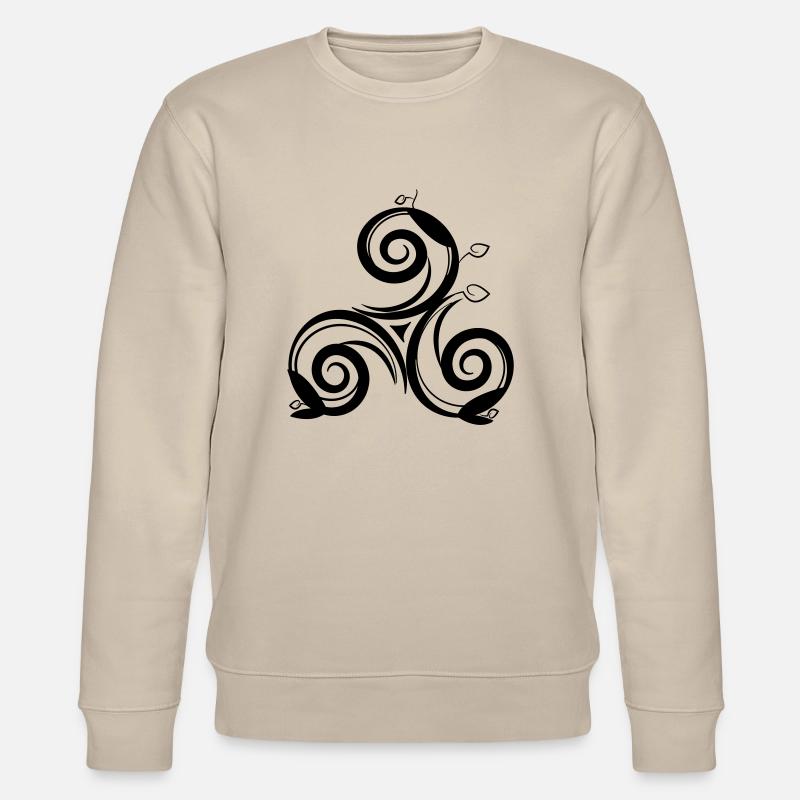 triskell arbre - Sweat bio CHANGER Stanley/Stella Unisexe - beige