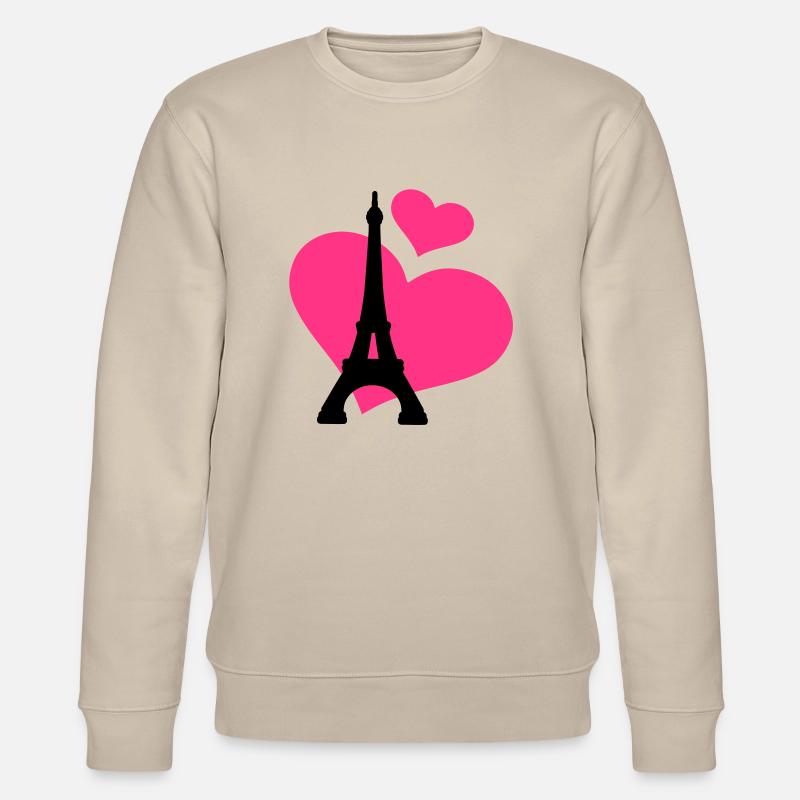 Eiffelturm Paris - Stanley/Stella Unisex Bio-Sweatshirt CHANGER - Beige