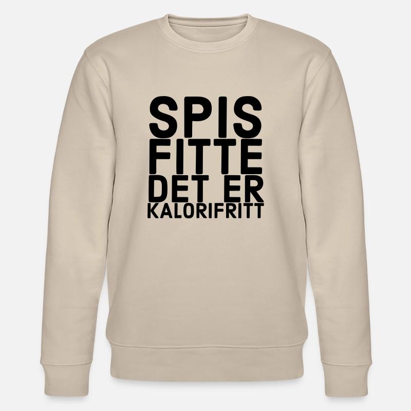 Mange de la chatte, c'est sans calories - Sweat bio CHANGER Stanley/Stella Unisexe - beige