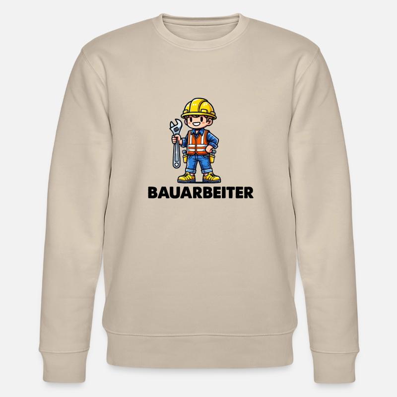 ouvrier du bâtiment - Sweat bio CHANGER Stanley/Stella Unisexe - beige