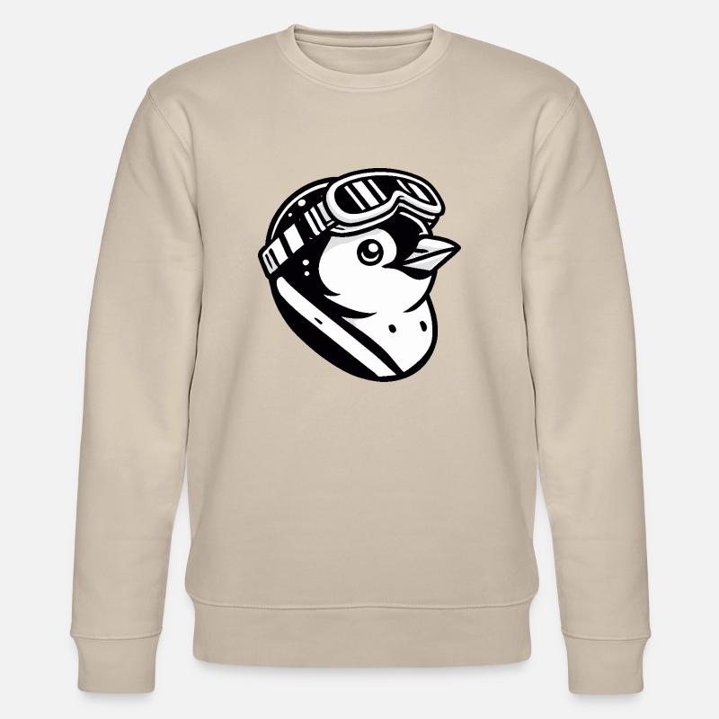 Pinguinkopf - Stanley/Stella Unisex Bio-Sweatshirt CHANGER  - Beige