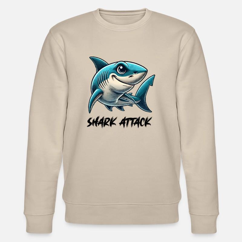 hai comic - Stanley/Stella Unisex Bio-Sweatshirt CHANGER  - Beige