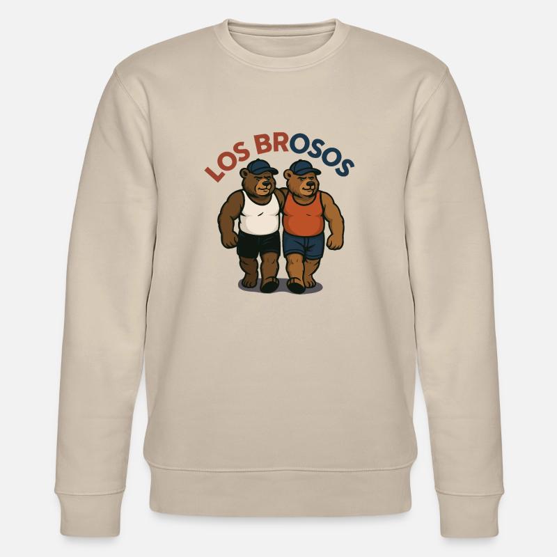 Los Brosos - Stanley/Stella Unisex Bio-Sweatshirt CHANGER  - Beige