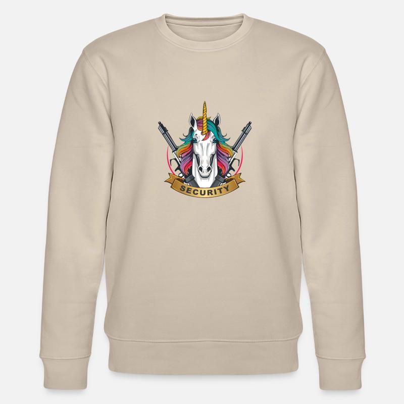 Unicorn Security - Stanley/Stella Unisex Bio-Sweatshirt CHANGER  - Beige