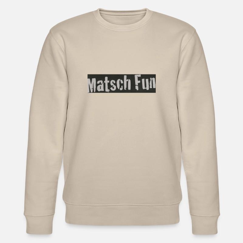 Matsch Fun - Stanley/Stella Unisex Bio-Sweatshirt CHANGER  - Beige
