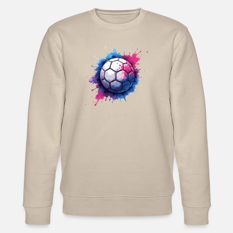 handball geschenkideen - handbälle - Stanley/Stella Unisex Bio-Sweatshirt CHANGER - Beige
