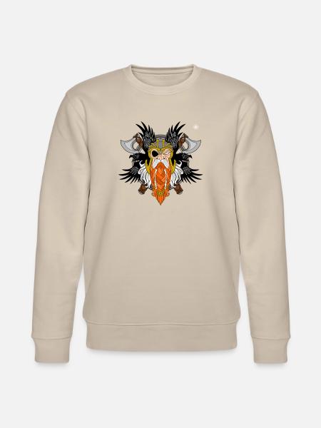 Odin - Oldschool - Stanley/Stella Unisex Bio-Sweatshirt CHANGER  - Beige
