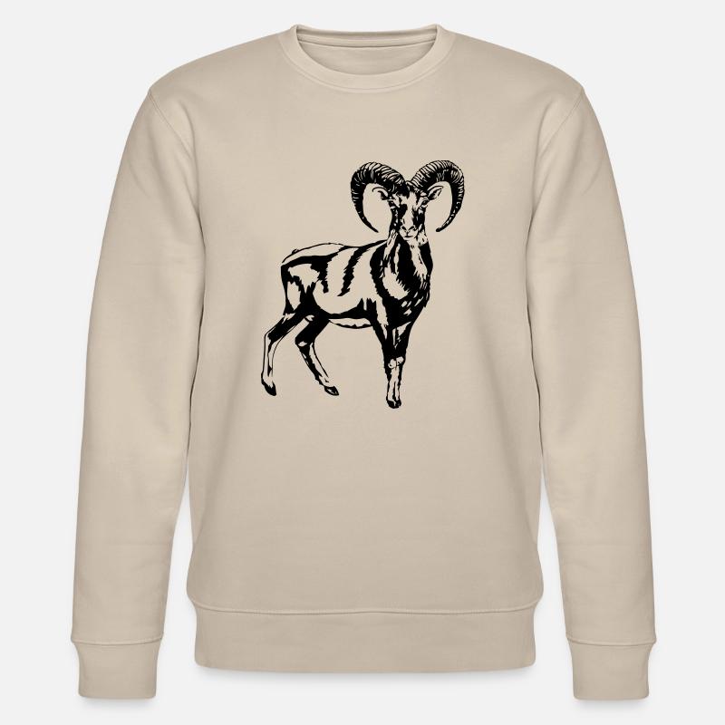 Mufflon - Stanley/Stella Unisex Bio-Sweatshirt CHANGER  - Beige