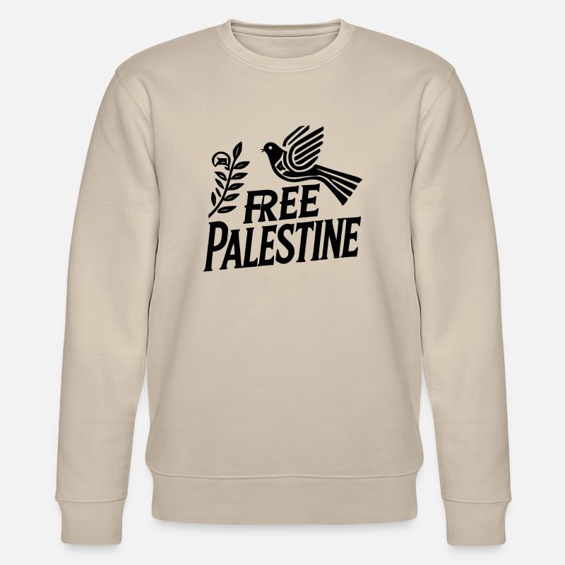 Free palestine - Stanley/Stella Unisex Bio-Sweatshirt CHANGER - Beige