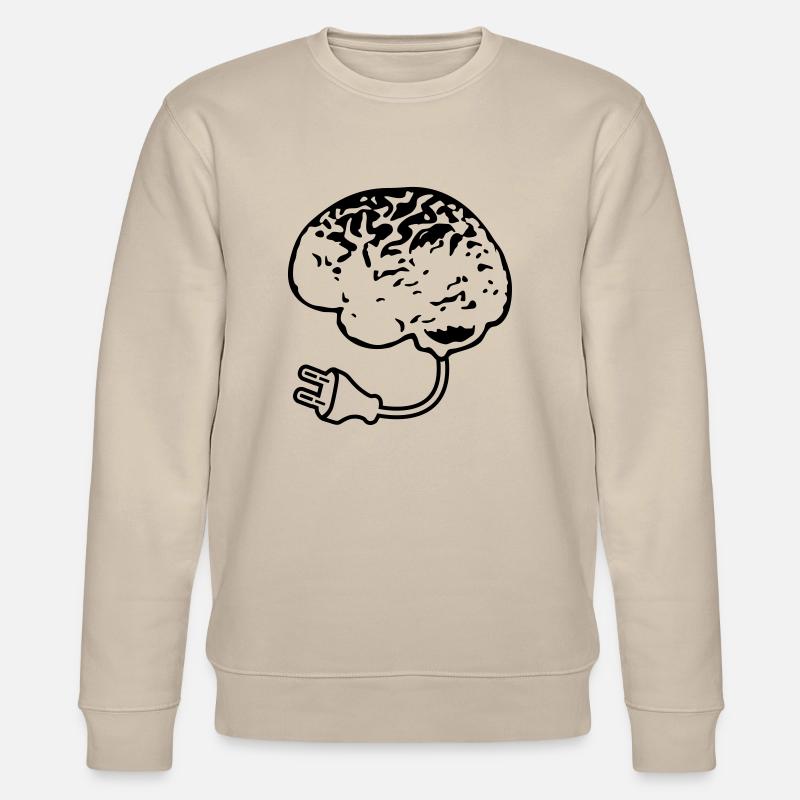 Brain Plug - Stanley/Stella Unisex Bio-Sweatshirt CHANGER  - Beige