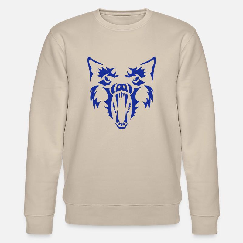 loup garou wolf werewolf 3 - Sweat bio CHANGER Stanley/Stella Unisexe - beige