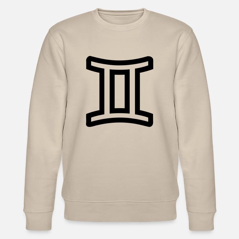 Zwillinge - Stanley/Stella Unisex Bio-Sweatshirt CHANGER  - Beige
