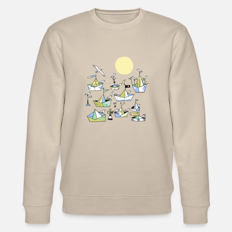 Gulls - Stanley/Stella CHANGER Unisex Organic Sweatshirt - beige