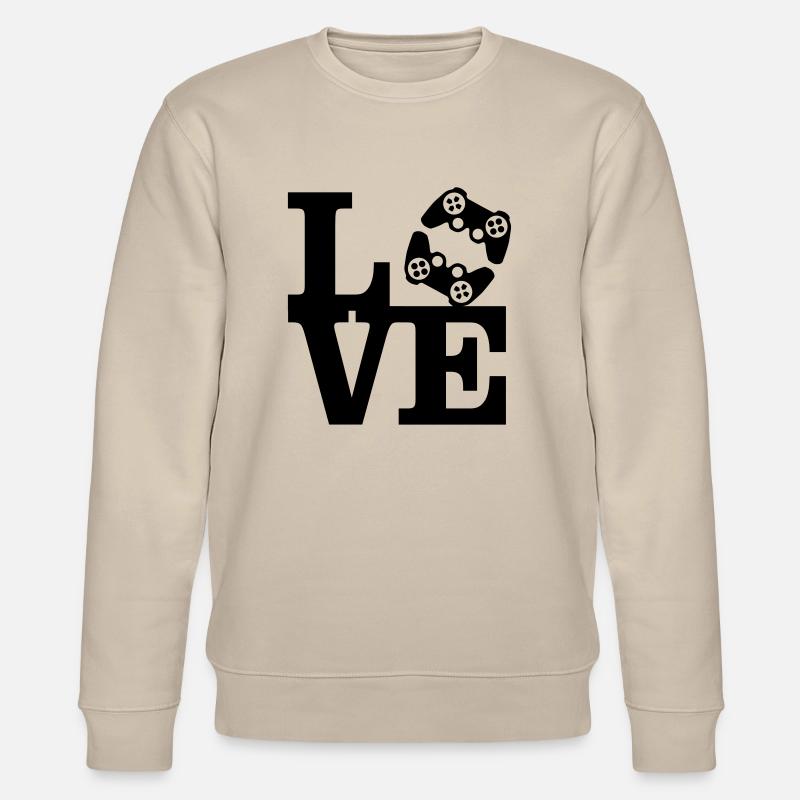 Love Gaming (Controller) - Sweat bio CHANGER Stanley/Stella Unisexe - beige