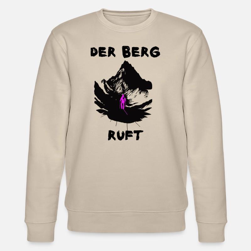 Der Berg ruft. Pink - Stanley/Stella Unisex Bio-Sweatshirt CHANGER - Beige