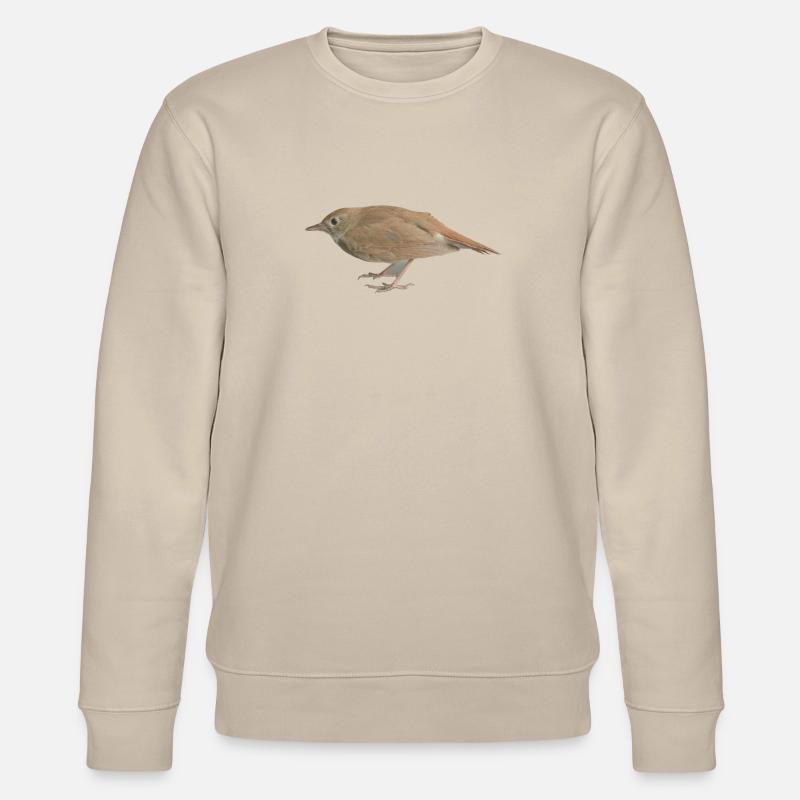 Vogel Nachtigall - Stanley/Stella Unisex Bio-Sweatshirt CHANGER  - Beige